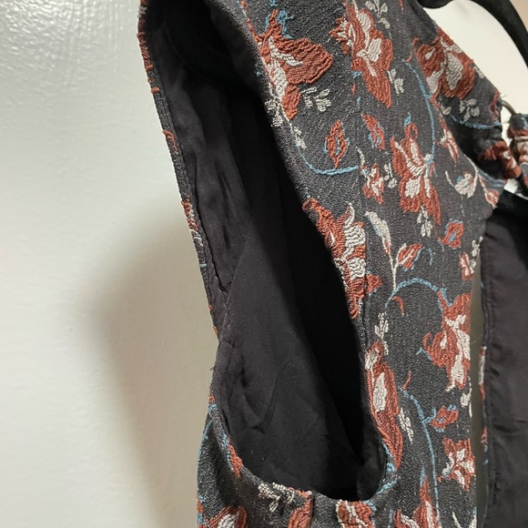 Free People Structured Floral Mini Dress - Picture 14 of 16